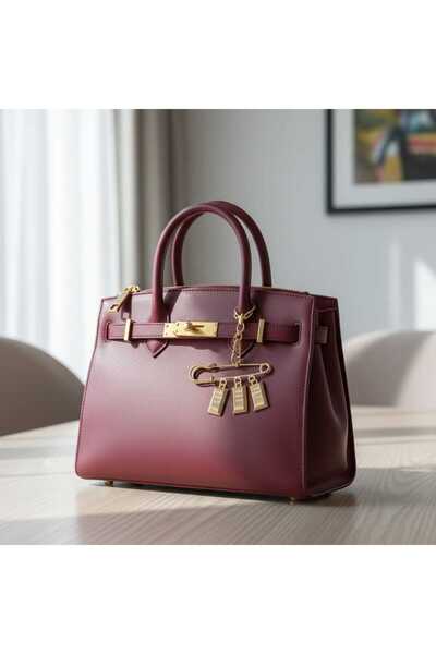 Ralp Moda حقيبة تشارمي مزينة بقطع الذهب، هدية للعام الجديد