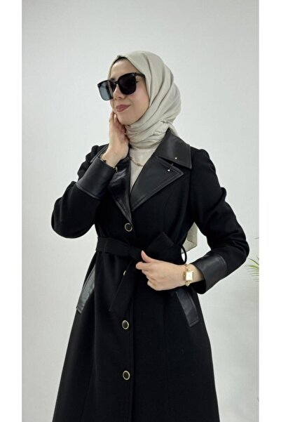 Tebrikler tekstil معطف شتوي نسائي طويل أنيق ومريح موديل G4167