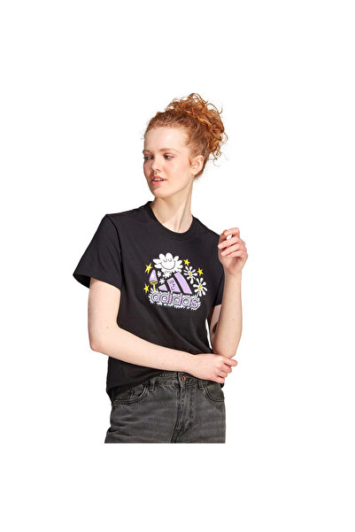 adidas Doodle Fill T Kadın Günlük Stil T-Shirt IJ7327