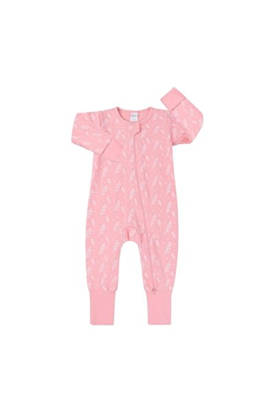 Edman Salopetă de pijama pentru bebeluși/copii de toamnă cu mâneci lungi, fer...