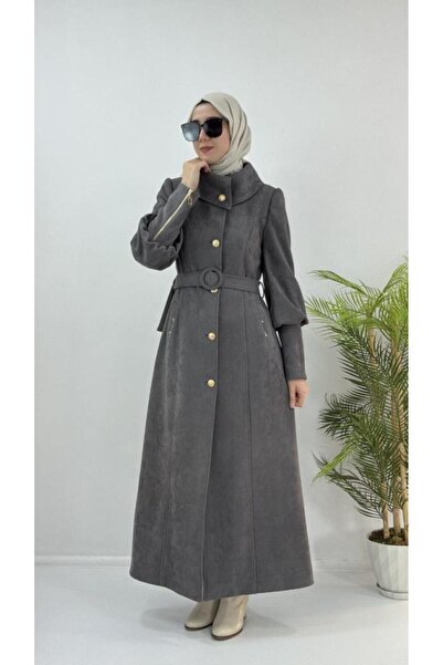 Tebrikler tekstil Women's Long Coat New Season Model G4147