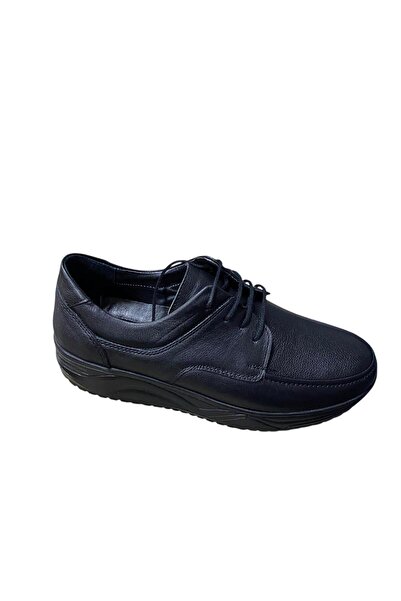 Bemsa Men's Thick Sole Lace-Up Elastic Candy Shoes