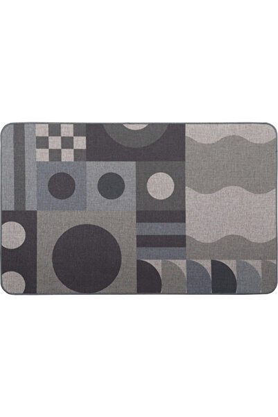 Luance Geometric Pattern Polyester Kitchen Mat 50 x 80cm