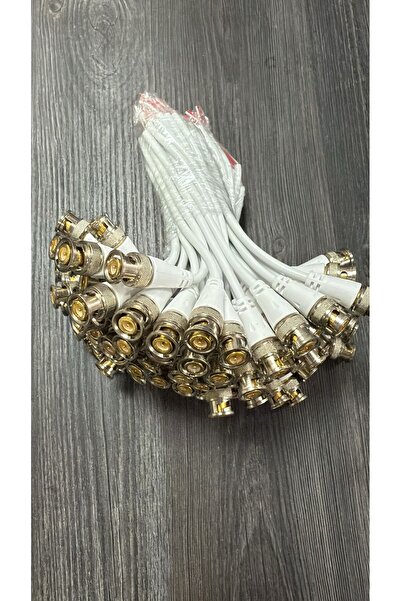 BLACKCAM Kablolu Bnc Konnektör Güvenlik Kamerası Bağlantı Soketi Hazır Kablol...