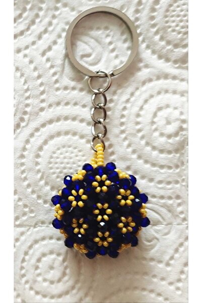 Sam Cevşen Anahtarlık / El Yapımı Kristal Boncuk Örme /