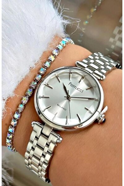 Ferrucci FER.03590M.01 ساعة يد نسائية بسوار فولاذي