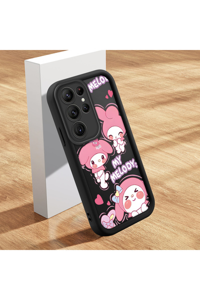 ucuc حافظة هاتف سامسونج جالاكسي S22 ألترا متوافقة مع السيليكون الأسود بنمط ال...