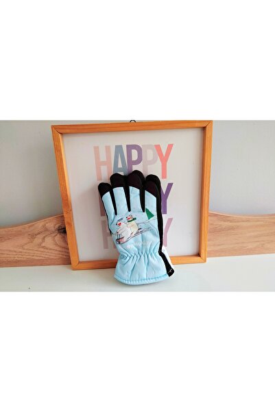 Monkabox Kutup Ayılı Çocuk Kar Eldiveni Su Geçirmez 9-13