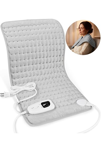 Smart Vibe Thermix™ Mini HeatFlow Electric Blanket, Dry/Wet Thermal Therapy, PlushSoft+ Flannel, 30x60 Cm