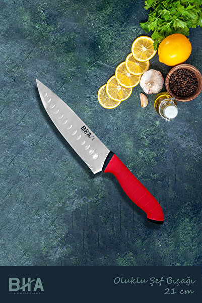 Sürmene Bıçakçı Hacı Ahmet Sürmene Twix Seri Oluklu Sivri Şef Bıçağı 18 cm | ...