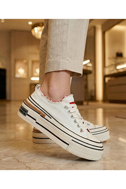 Lufian Elena women's daily shoes white