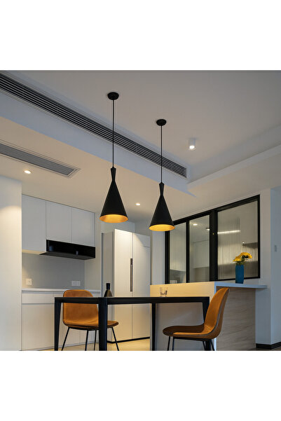 genric علاقي مودرن اسود مع ذهبي E27 مفرد