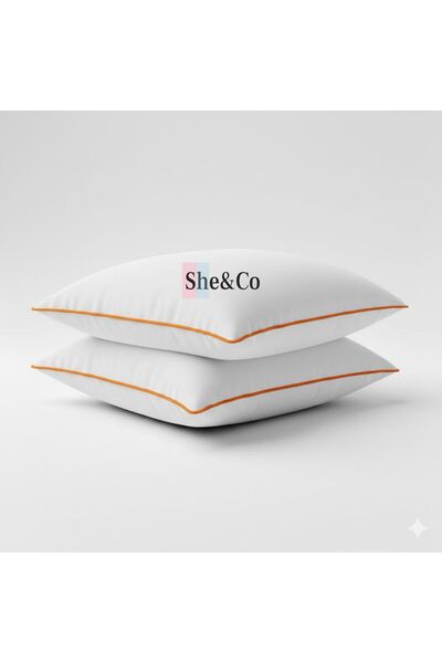 She&Co 2 Colored Piped Nano Gel Pillows