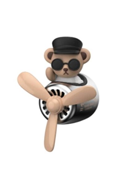 Edman Odorizant auto Aviator Bear Pilot (clemă de ventilație), alb