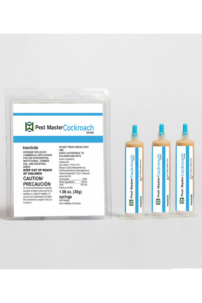 Pestmaster طُعم جل الصراصير عالي الأداء من بيست ماستر، نتائج قوية، عبوة من 3 قطع