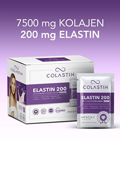 Colastin 7500 Mg Kolajen 200 Mg Elastin 30 Adet Toz Saşe | Kolay Ve Yumuşak Içim