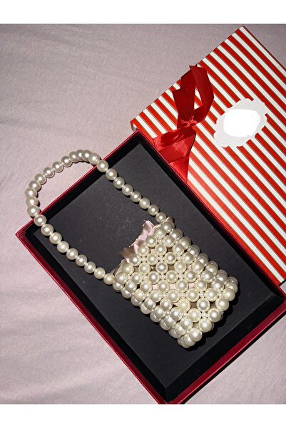 SAMSA İnci Silindir Çanta Boncuk