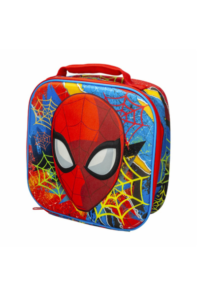 Stor Spiderman 3D Design Insulated Lunch Bag