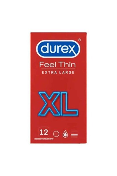 Durex Feel Thin XL Condoms, 12 pieces