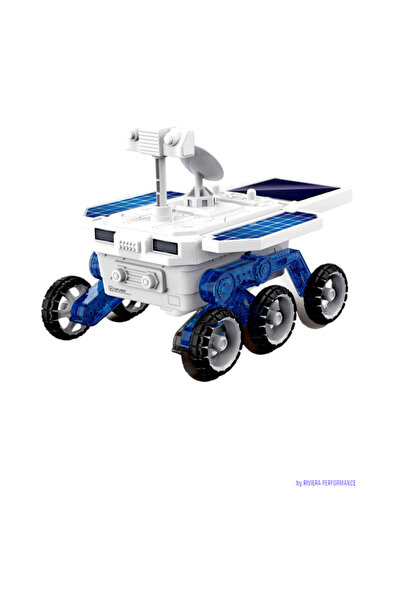 OEM Hooppie DIY toy, solar vehicle for planetary exploration, 21x14x14 cm, white, blue, 6 years+