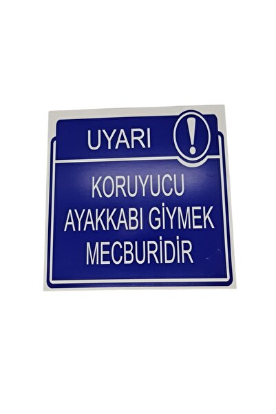 HiperAD Reklam حذاء واقي مصنوع من مادة فوركس – لافتة تحذيرية 3 مم مقاس 20 سم ...