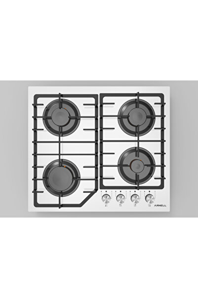 Arnell Set Üstü Otomatik Çakmaklı Döküm Izgaralı Gaz Emniyetli Wokbekli Beyaz...