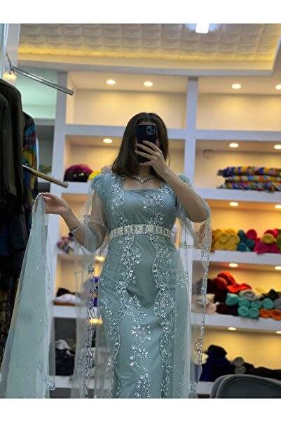 SOLİN YÖRESEL Kadın Yöresel Düğünlük Kaftan Abiye Elbise(Görseldeki aksesuarl...