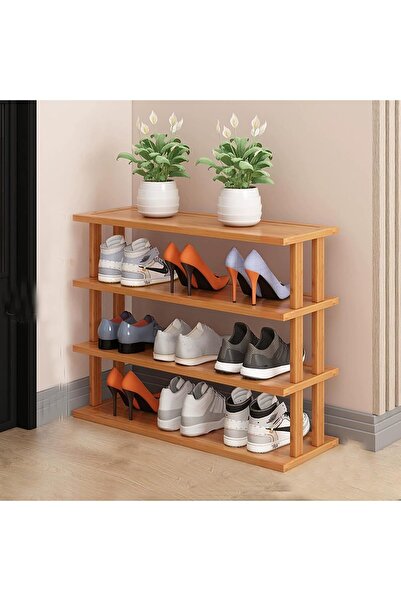 genric OneDcor Versatile Wood Shoe Rack and Shelf Organizer Multi-Level Stora...