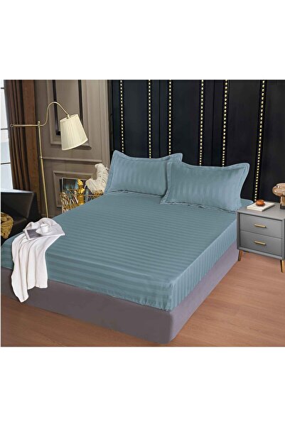 Primavara Set husă de pat damasc 160x200 + 2 fețe de pernă 55x60