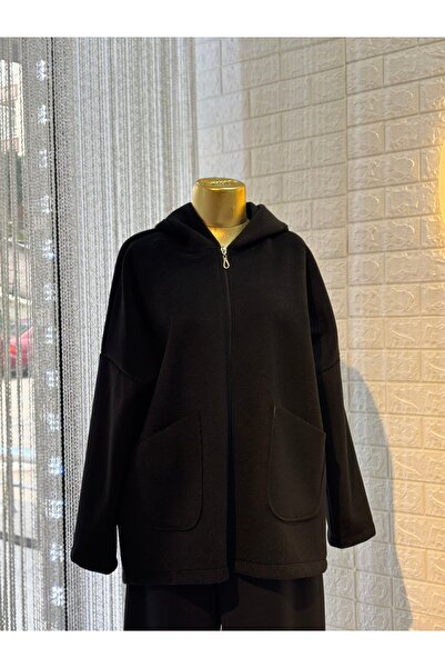 Butik Polar Kapşonlu Hırka