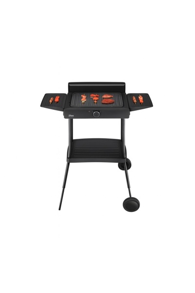 Zilan Grătar electric cu piedestal ZLN-3789 - 2400 W, termostat reglabil, tav...