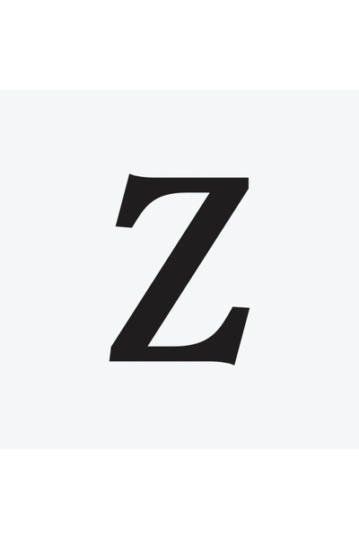 ONE SPRAY TATTOO Z Harfi Klasik Font Tekli Dövme Şablonu – Kına Kalıbı & Tatt...