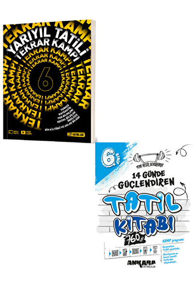 Efsane Yayınları 6.Sınıf Hız Yayınları Yarıyıl Tatili Tekrar Kampı + 6.Sınıf ...