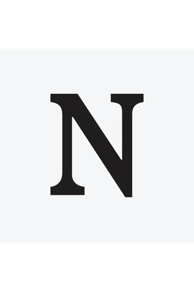 ONE SPRAY TATTOO N Harfi Klasik Font Tekli Dövme Şablonu – Kına Kalıbı & Tatt...