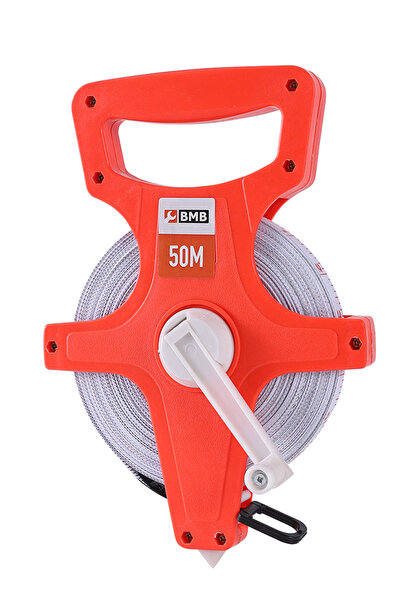 Lawazim شريط قياس من الألياف الزجاجية من بي إم بي بطول 50 مترًا - شريط قياس ط...