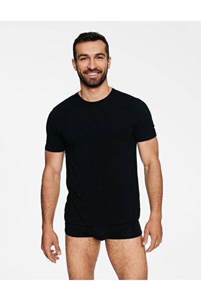 Henderson Men's Classic T-Shirt Everyday Basic Top Short Sleeve Bamboo Viscose Cotton Elastane | Grade