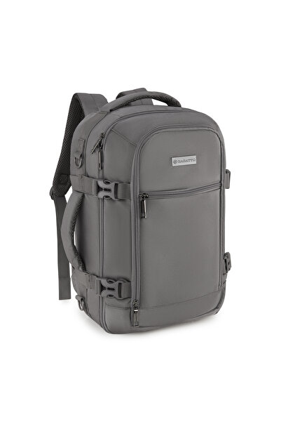 zagatto Rucsac calatorie, Gri, Bagaj de mana cabina avion, 40x20x25 cm, Wizz ...