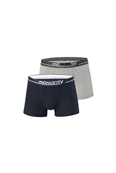 Momanty Ανδρικά εσώρουχα μπόξερ 2 τεμαχίων, 95% βαμβάκι, 5% ελαστάνη