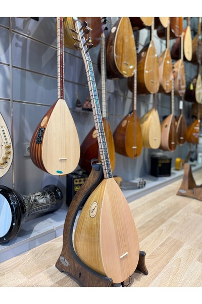 ASE MÜZİK Dut Tekne Uzun Sap Sedefli Bağlama