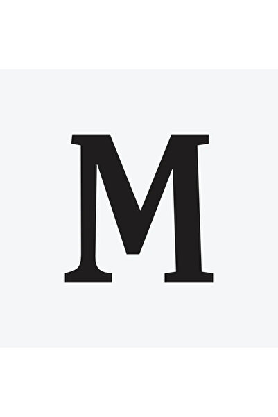 ONE SPRAY TATTOO M Harfi Klasik Font Tekli Dövme Şablonu – Kına Kalıbı & Tatt...