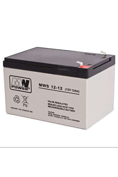 MW Power Baterie staționară (acumulator) MWS 12V 12 Ah VRLA agm