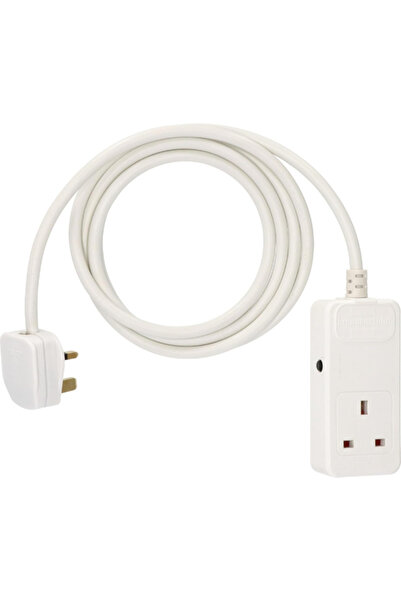 Brennenstuhl 13A BS Rubberized Socket Extension Cable with Fuse 3m