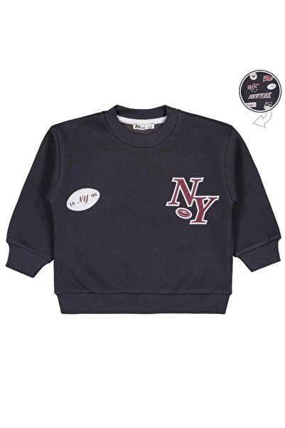 Civil Boys New York Printed 2-5 Years Old Sweatshirt - Gray 3-4 Years Old