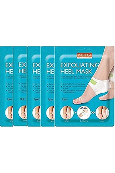Purederm Exfoliating Heel Mask (5 pairs)