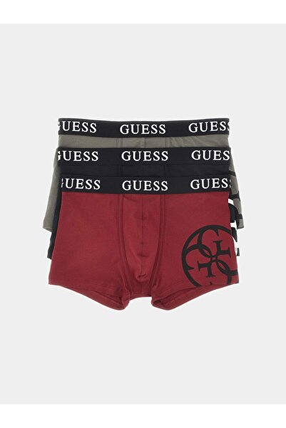Guess Placed Logo Erkek 3'lü Boxer Paketi