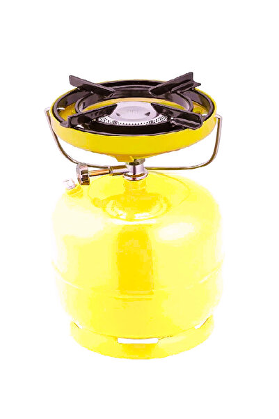 CAMPING FAMILY موقد قابل لإعادة التعبئة للسفر والرحلات 2 كجم مع رأس موقد