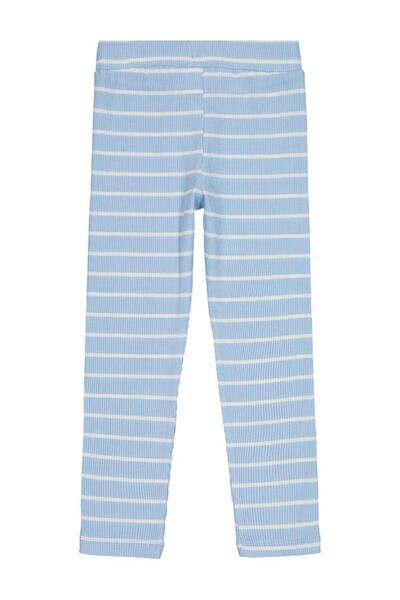 Civil Girls Striped Leggings for Ages 6-9 - Blue 8-9 Years