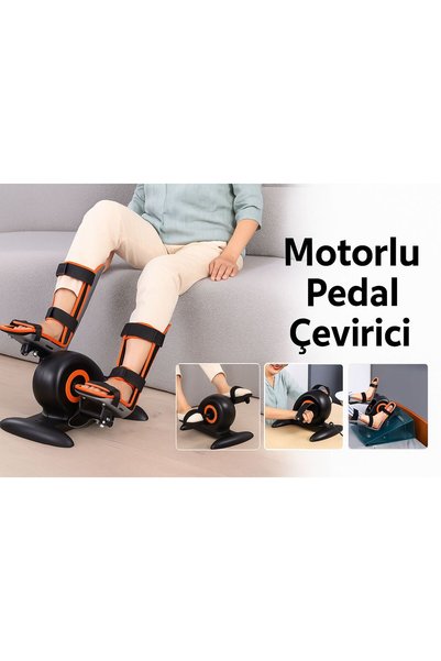 FOSILTECH Masa Altı Mini Pedal Egzersiz Aleti – Ayak Sabitlemeli