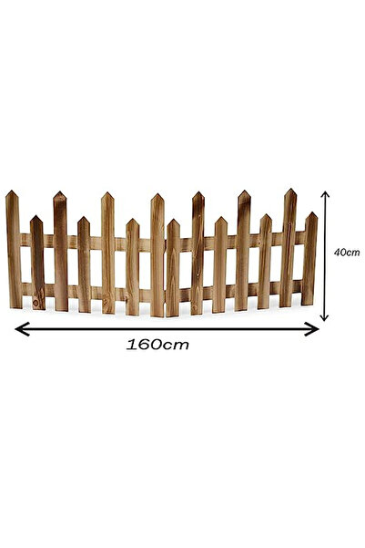 genric OneDcor Wooden Interlocking Panels Garden Fence Picket Fence Animal Barrier Edging Panels