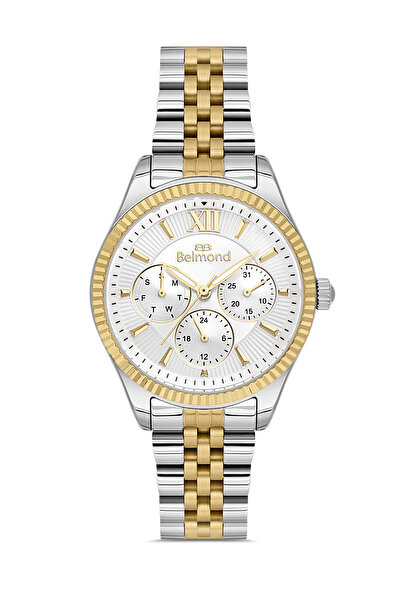 Belmond Srl1142.230 Gold & Silver Steel Band Women's Wristwatch